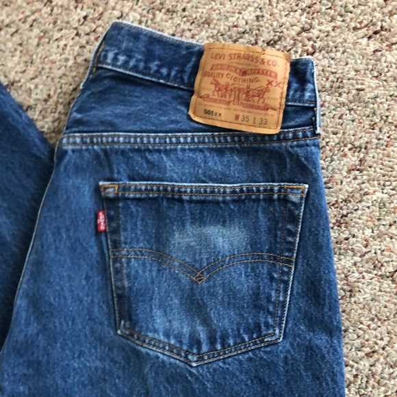 LEVIS 501XX button fly vintage high waist jeans 31/30 - Picture 5 of 8